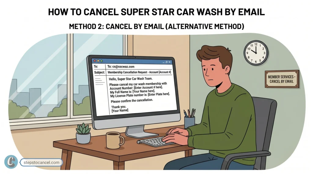 cancel superstar car wash membership email
