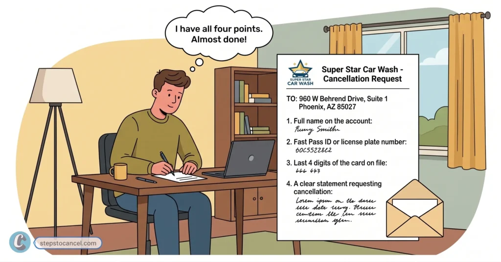 cancel superstar car wash membership mail