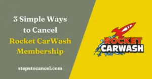 Cancel Rocket Car Wash Membership