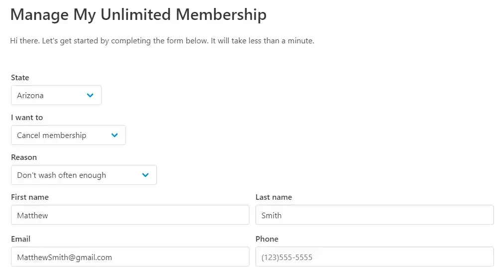 cobblestone online cancellation form
