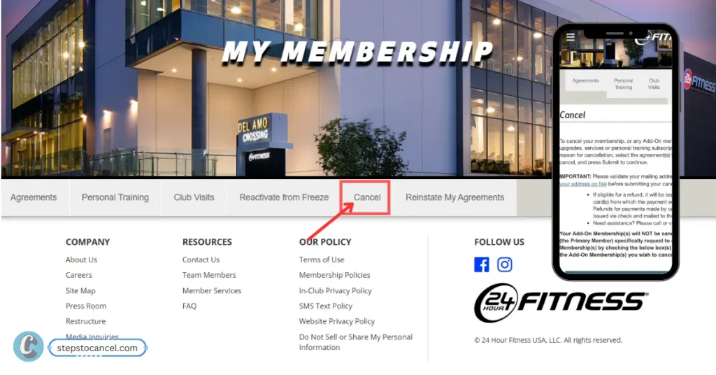 How to Cancel 24 Hour Fitness Membership (Step-by-Step Guide) process to cancel 24 hour fitness membership online