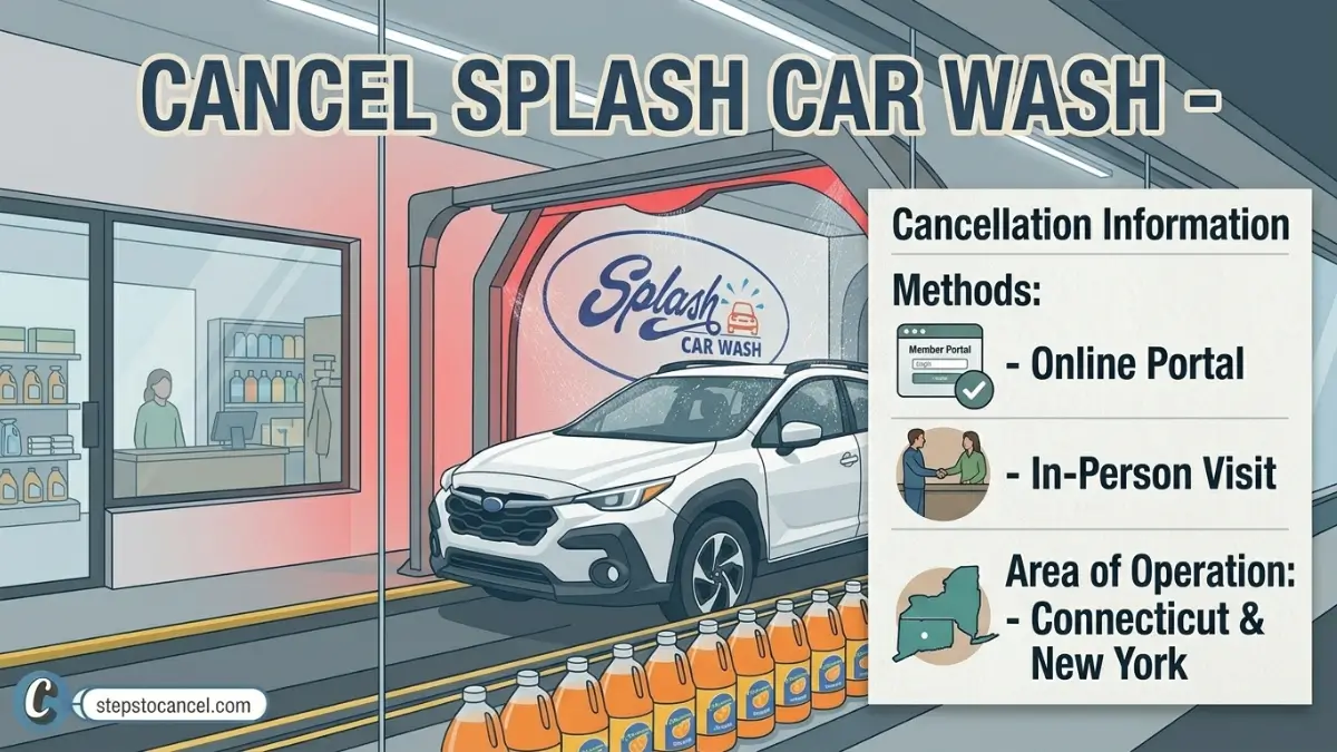 2 Ways to Cancel Your Splash Car Wash Membership in Connecticut and New York 2 Ways to Cancel Your Splash Car Wash Membership in Connecticut and New York